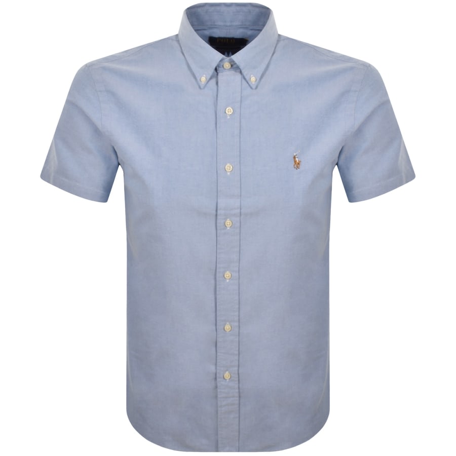 Ralph Lauren Lightweight Oxford Shirt Blue | Mainline Menswear us